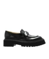 Proenza Schouler Lug-sole Leather Loafers In Black