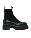 Proenza Schouler Lug Sole Platform Ankle Short Boots In Black