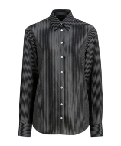 Proenza Schouler Lynsey Stripe Button-up Shirt In Multi