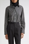 Proenza Schouler Lynsey Stripe Button-up Shirt In Multi