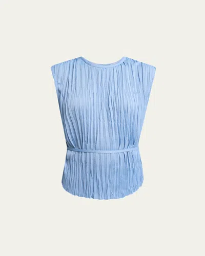 Proenza Schouler Lyra Top In Pool In Blue