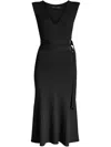 Proenza Schouler Madeline Midi Dress In Black