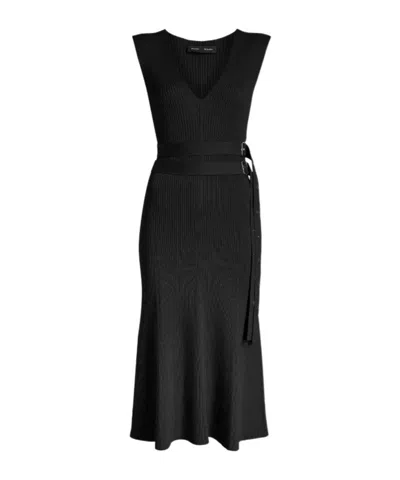 Proenza Schouler Madeline Midi Dress In Black