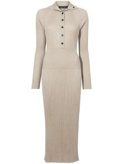 Proenza Schouler Maeve Dress In Neutrals