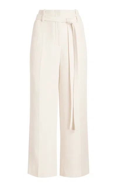 Proenza Schouler Maggi Cotton-linen Wide-leg Pants