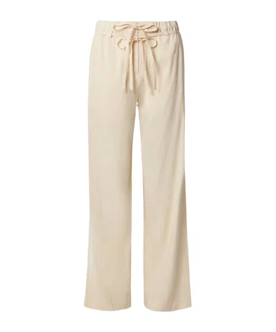 Proenza Schouler Magnus Drawstring Wide-leg Pants In Neutral