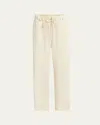 Proenza Schouler Magnus Linen Slub Pants In Light Wheat