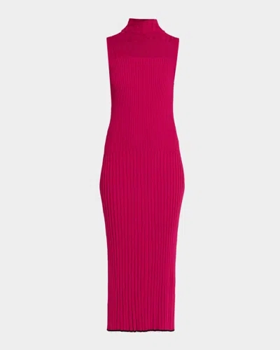 PROENZA SCHOULER MAIA RIBBED TURTLENECK DRESS