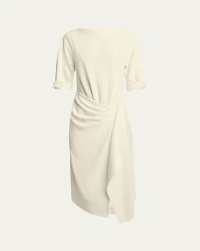 PROENZA SCHOULER MAISIE MATTE VISCOSE CREPE MIDI DRESS