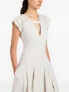 Proenza Schouler Manoela Cut-out Midi Dress In White