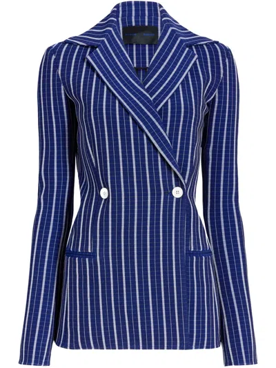 Proenza Schouler Marine Jacket In Blue