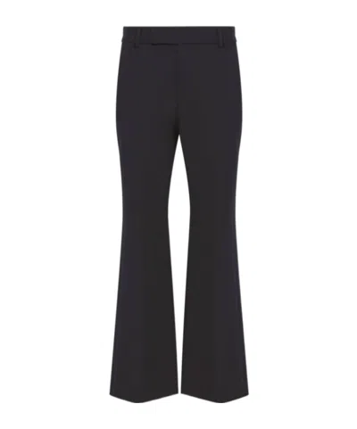 Proenza Schouler Marlene Pant In Tropical Wool In Black