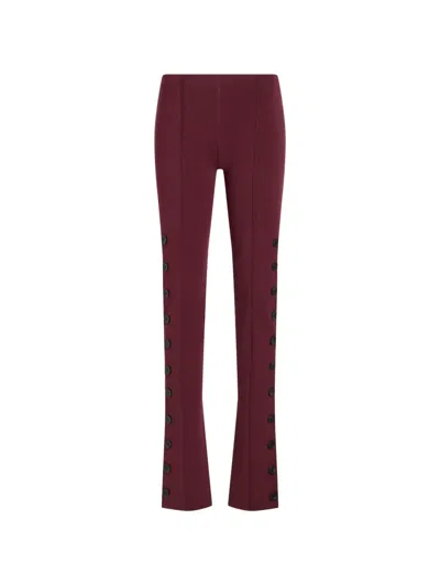 Proenza Schouler Martina Pants In Compact Stretch Viscose In Red
