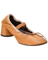 Proenza Schouler Mary Jane Leather Pump In Brown