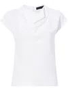Proenza Schouler Matte Viscose Crepe Shell Top In White