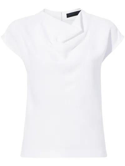 Proenza Schouler Matte Viscose Crepe Shell Top In White