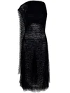 Proenza Schouler Maude Midi Dress In 黑色