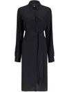 Proenza Schouler Mckenna Midi Dress In Black