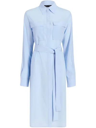 Proenza Schouler Mckenna Midi Dress In Blue