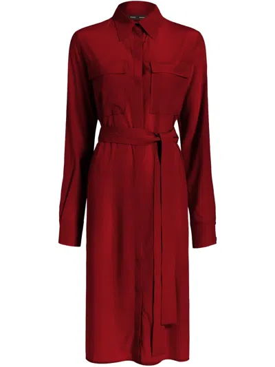 Proenza Schouler Mckenna Midi Dress In Red