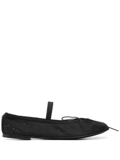Proenza Schouler Mesh Ballet Flats In Black