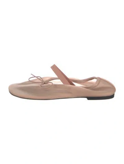 Pre-owned Proenza Schouler Mesh Ballet Flats In Neutral