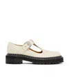 Proenza Schouler Mary Jane Lug-sole Shoes In White