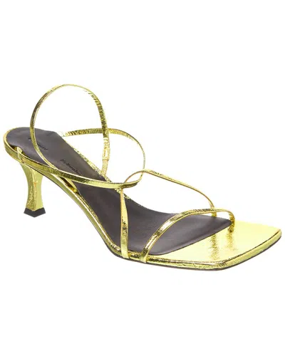 PROENZA SCHOULER PROENZA SCHOULER METALLIC LEATHER SLINGBACK SANDAL