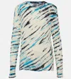 Proenza Schouler Mia Tie-dye Long-sleeve T-shirt In Multicoloured
