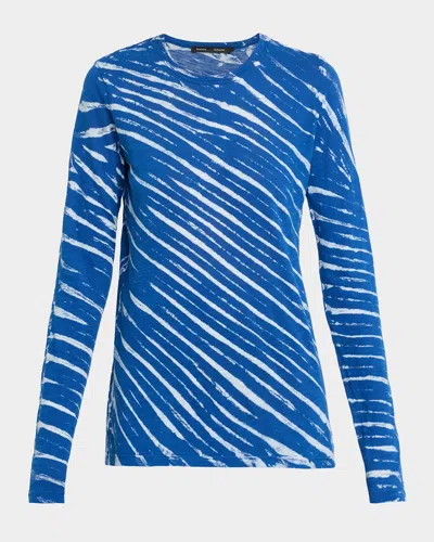 Proenza Schouler Mia Tie-dye Tissue Jersey T-shirt In Multi