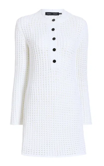PROENZA SCHOULER MICAH CROCHETED MINI DRESS