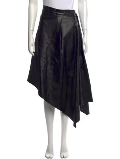Pre-owned Proenza Schouler Midi Length Skirt In Black