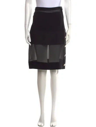 Pre-owned Proenza Schouler Midi Length Skirt In Black