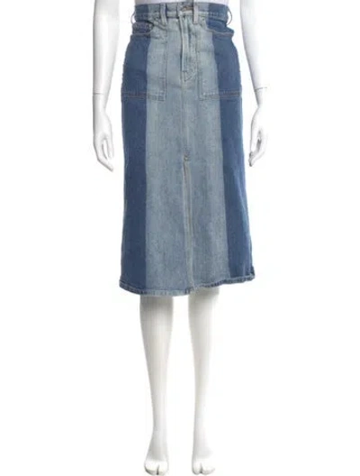 Pre-owned Proenza Schouler Midi Length Skirt In Blue