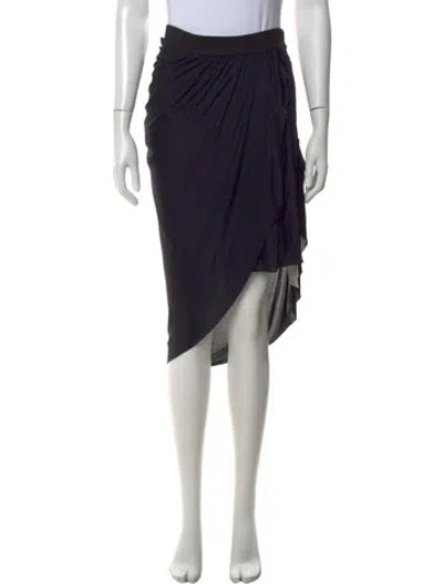 Pre-owned Proenza Schouler Midi Length Skirt In Blue