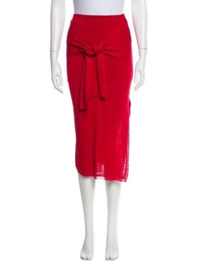 Pre-owned Proenza Schouler Midi Length Skirt In Red