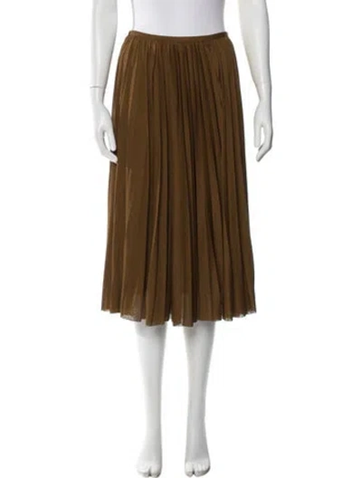 Pre-owned Proenza Schouler Midi Length Skirt W/ Tags In Brown