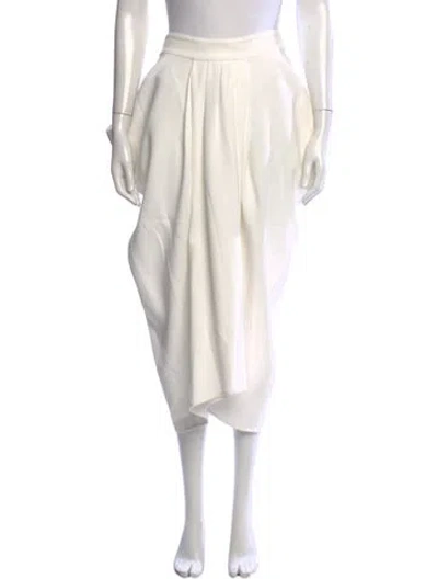 Pre-owned Proenza Schouler Midi Length Skirt In White