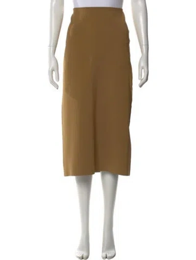Pre-owned Proenza Schouler Midi Length Skirt In Yellow