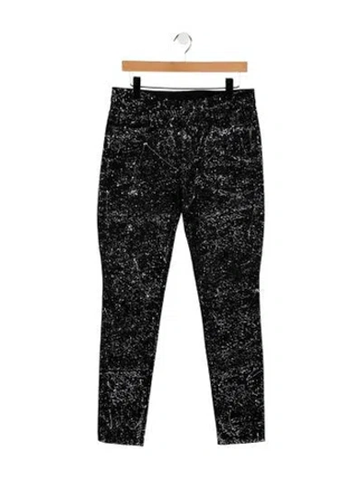 Pre-owned Proenza Schouler Mid-rise Skinny Leg Jeans In Black