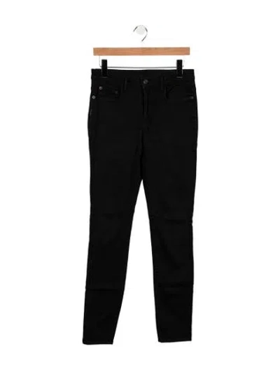 Pre-owned Proenza Schouler Mid-rise Skinny Leg Jeans In Black