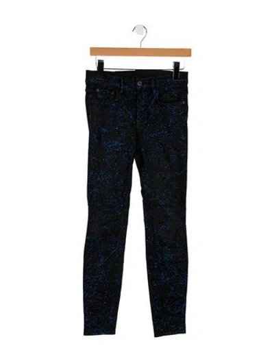 Pre-owned Proenza Schouler Mid-rise Skinny Leg Jeans In Blue