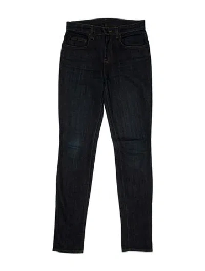 Pre-owned Proenza Schouler Mid-rise Skinny Leg Jeans In Blue