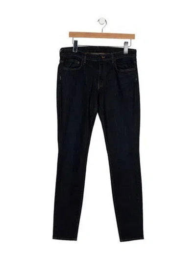Pre-owned Proenza Schouler Mid-rise Skinny Leg Jeans In Blue