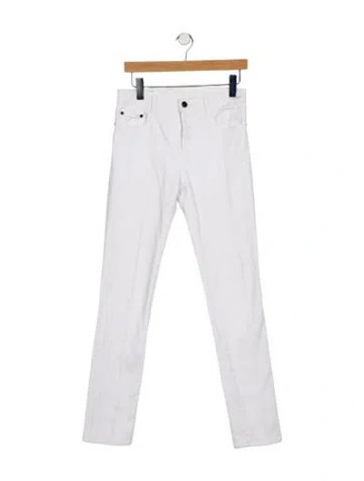 Pre-owned Proenza Schouler Mid-rise Skinny Leg Jeans In Blue