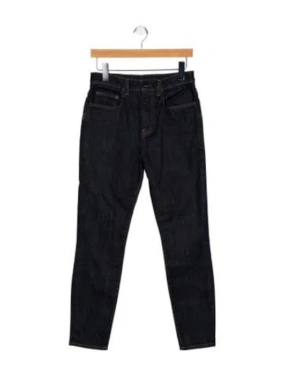 Pre-owned Proenza Schouler Mid-rise Skinny Leg Jeans In Blue