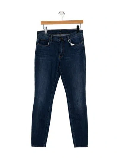 Pre-owned Proenza Schouler Mid-rise Skinny Leg Jeans In Blue