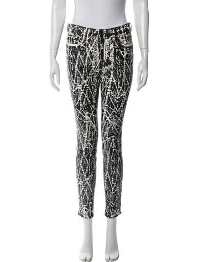 Pre-owned Proenza Schouler Mid-rise Skinny Leg Jeans In Blue