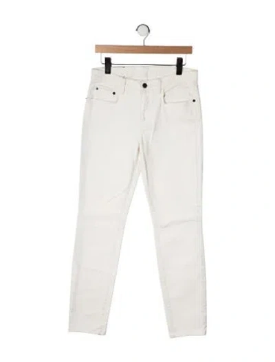 Pre-owned Proenza Schouler Mid-rise Skinny Leg Jeans In Neutral