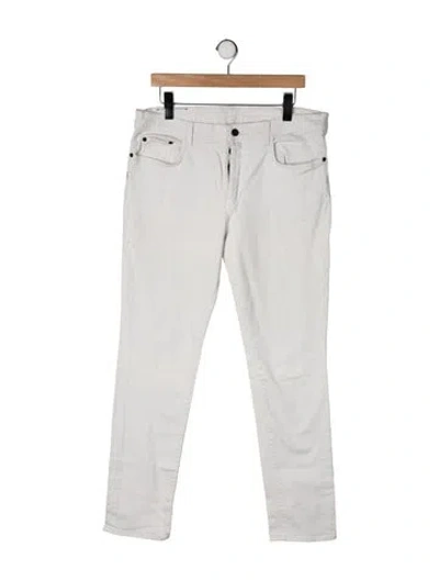 Pre-owned Proenza Schouler Mid-rise Straight Leg Jeans In Neutrals